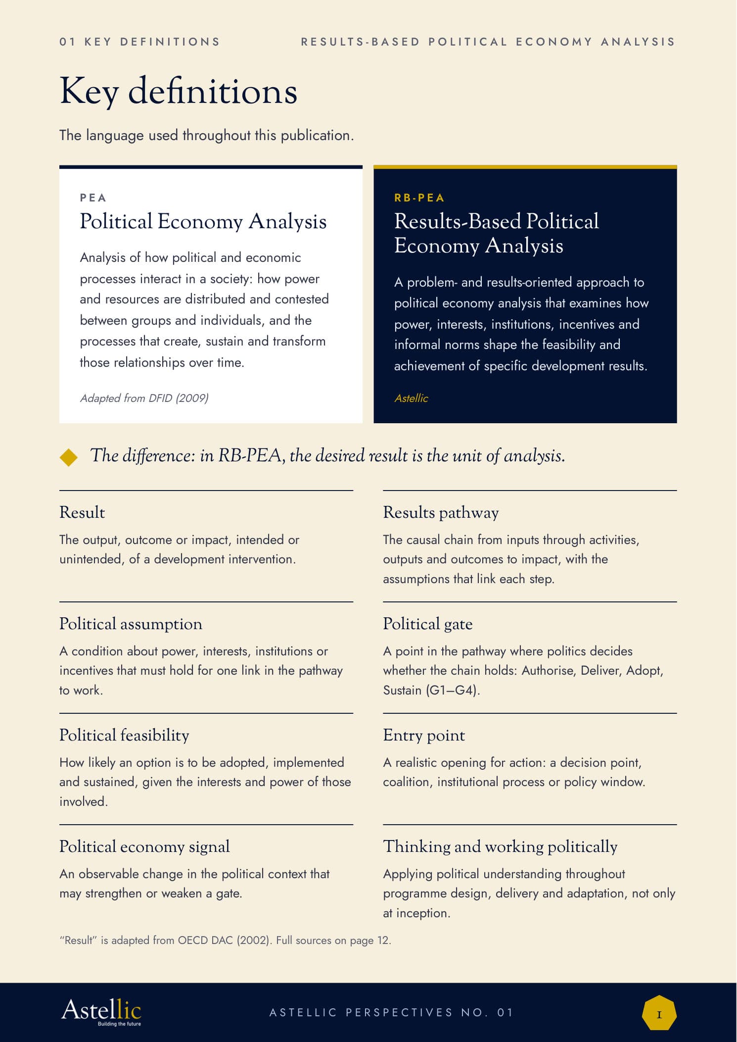 Results-Based Political Economy Analysis — page 2 of 13